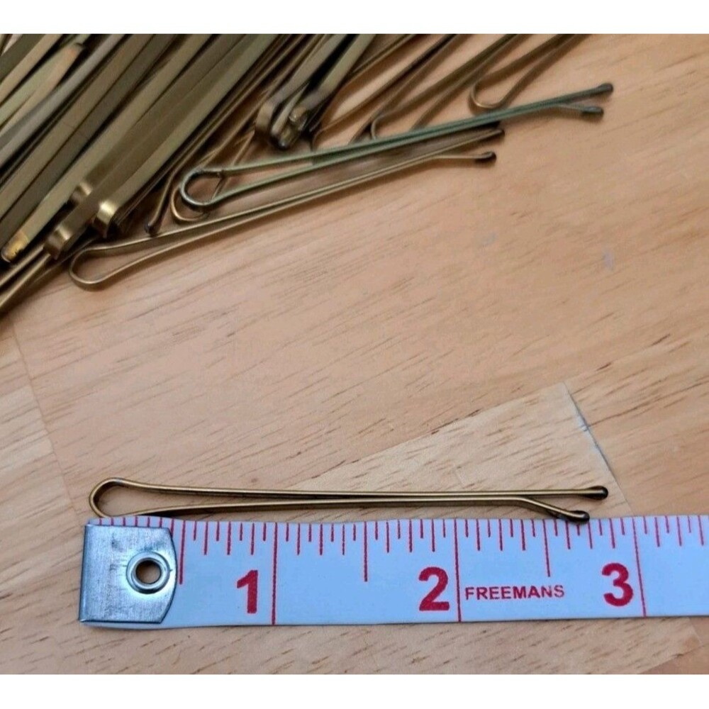 40 VTG 70s Goody Large Bobby Hair Pins Clips Soft Ends Pack Made in USA w/ Case - Picture 4 of 4